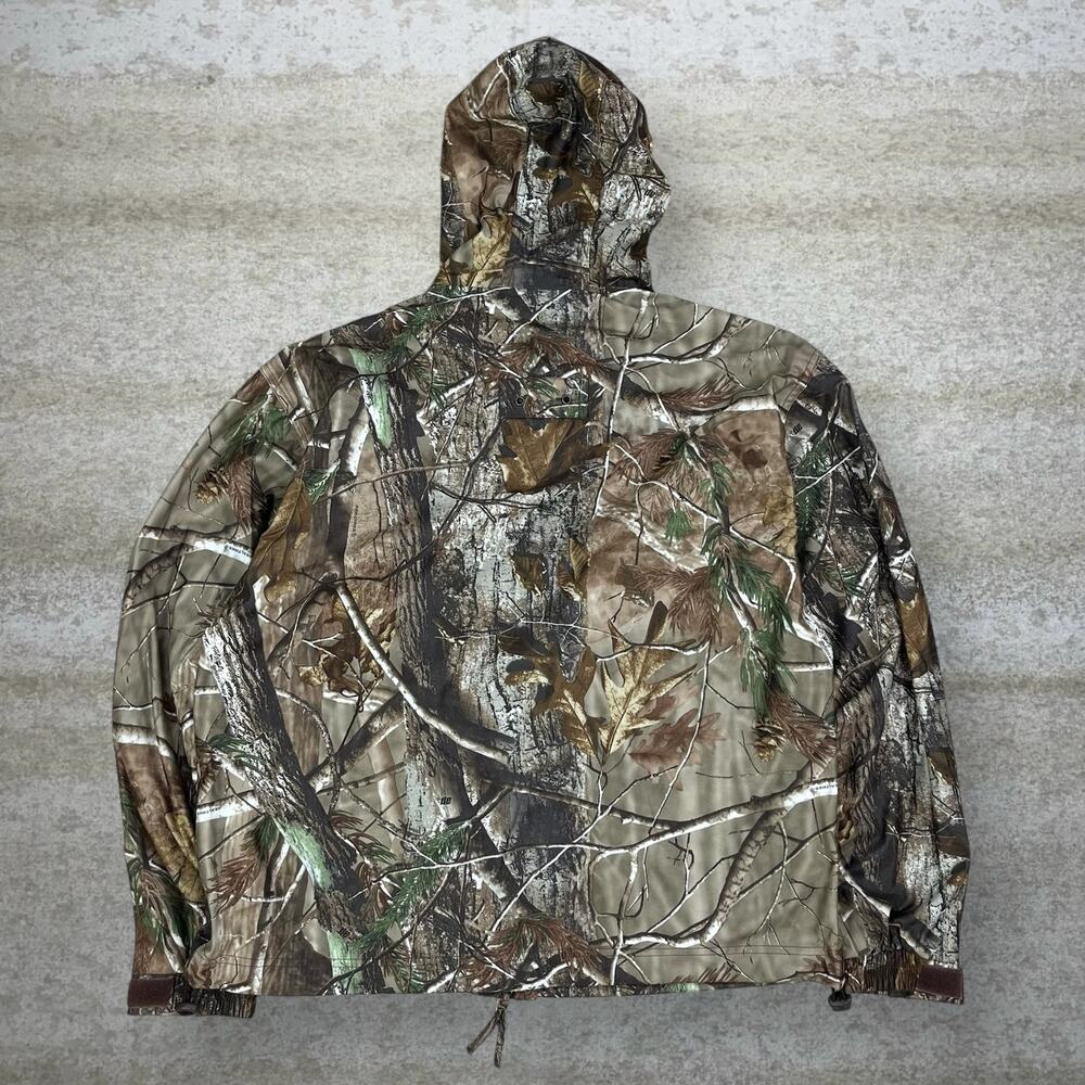 Vintage 90s Realtree AP Jacket Mens XL Hunting Camo Full Zip Mesh Lined Woodland - Picture 2 of 4